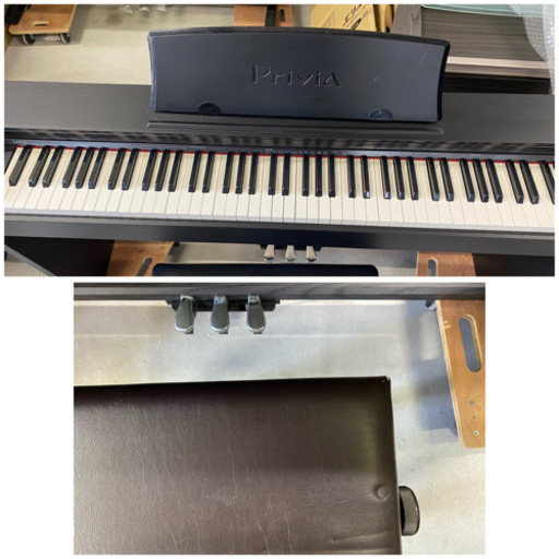 電子ピアノPrivia PX-735BK 【送料込み・条件付き】 PX-735BK / 735WE / 735BN - デジタルピアノ＜プリヴィア