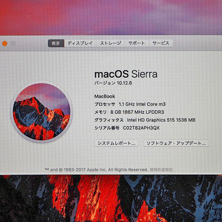 苫小牧バナナ】Apple/アップル MMGL2J/A MacBook ローズゴールド 12型 