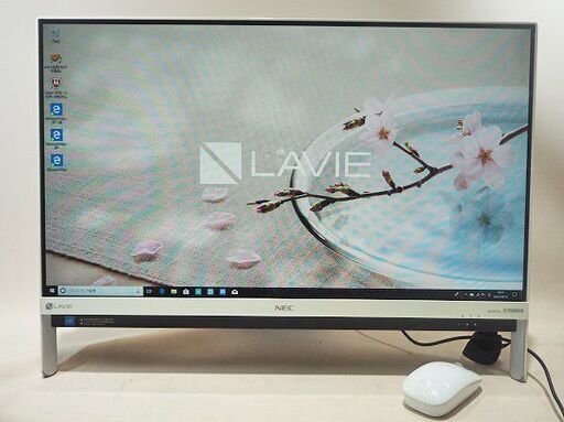 【苫小牧バナナ】NEC PC-DA350GAW 一体型デスクトップPC LAVIE Desk All-in-one ホワイト 2017年製 Windows10搭載♪
