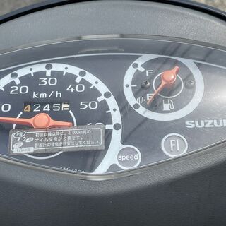 スズキ レッツ4 セルにてエンジンすぐかかります 50㏄ 原付バイク