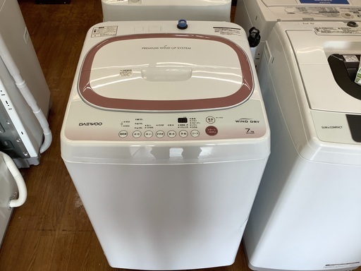 【ヘコミ有の為格安品】全自動洗濯機 Daewoo 7.0kg 2018年製