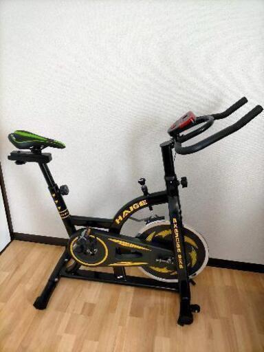 【美品】ハイガー産業 スピンバイク スポーツサドル付き 自転車
