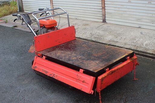 【SOLD OUT】筑水 BFP501 クローラー運搬車 400㎏ ガソリン 手動ダンプ【動確済】【農機具でっく】【福岡】【その他農機具】 筑水キャニコム 400KGクローラー手動ダンプ運搬車 – 農キング