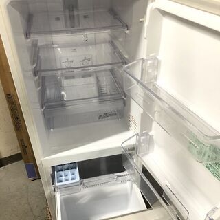 三菱 MITSUBISHI 冷凍冷蔵庫 2ドア ホワイト ノンフロン シンプル