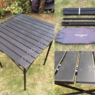 キャンプ用６点セット（BBQ台、ランタン、テント、椅子、テーブル、食器）