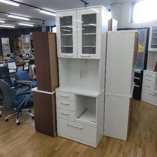k426☆ニトリ☆食器棚・レンジボード☆スリムタイプ☆ハイタイプ☆幅750㎜