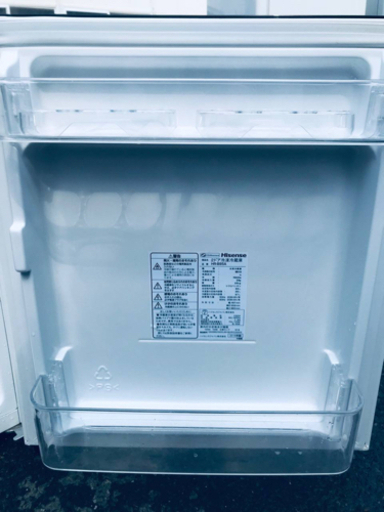 ET814番⭐️Hisense2ドア冷凍冷蔵庫⭐️