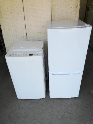 高年式セット【23区送料・設置無料】ニトリ冷蔵庫106L＋アマダナ洗濯機4.5kg急ぎも対応可能JWG40
