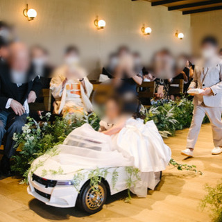 乗用ラジコンカー】結婚式 リングボーイ リングガール 2人乗り用