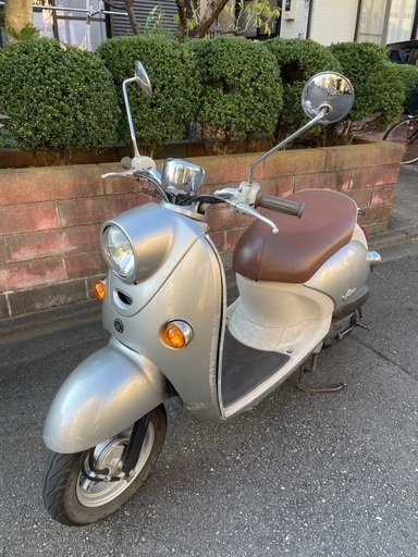 ヤマハ　ビーノ SA26J  50cc 原付　シルバー