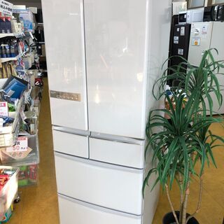 SHARP 465L プラズマクラスター脱臭＆除菌/高湿ロック 6ドア冷蔵庫 SJ 