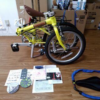 ☆再値下げ！7/31ヨドバシ秋葉原購入　DAHON 折り畳み自転車　保証＋付属品多数！