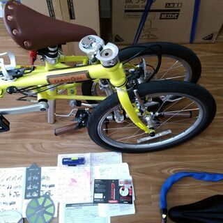 ☆再値下げ！7/31ヨドバシ秋葉原購入　DAHON 折り畳み自転車　保証＋付属品多数！