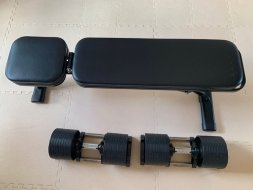 フレックスベル 可変式ダンベル 2個 マルチポジション ベンチ セット