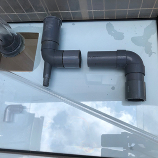 オーバーフロー 水槽　W60 D45 H45 (cm) 濾過槽 水槽台