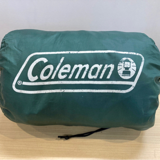 【中古品】Coleman コールマン　寝袋(内側チェック柄）