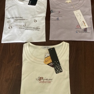 新品タグ付き3点セット コットン100%のTシャツとカットソー