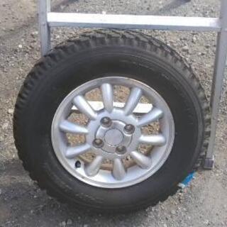 155ー８０ー13　新品スパイクタイヤ