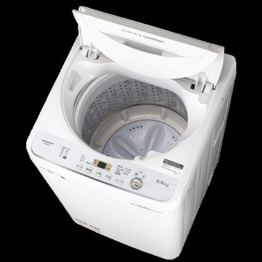 【値下げしました！】洗濯機5.5㎏　SHARP ES-GE5C