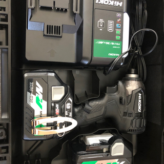 【新品②】HiKOKI(ハイコーキ) コードレスインパクトドライバ 36V ストロングブラック WH36DA