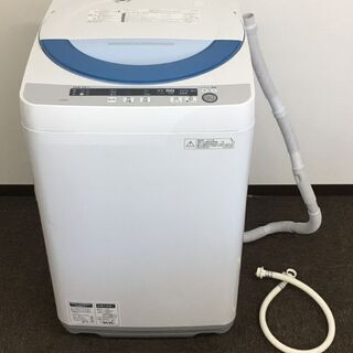 SHARP　シャープ　全自動電気洗濯機　ES-GE55P-A　5...