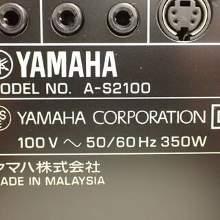 【使用少】YAMAHAプリメインアンプ A-S2100