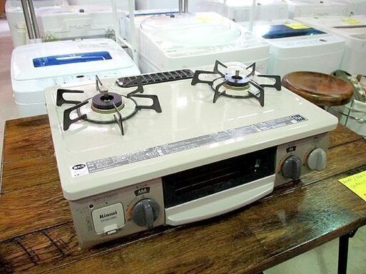 リンナイ 都市ガステーブル Rinnnai RT33NJH 2018年式 左強火 ガス