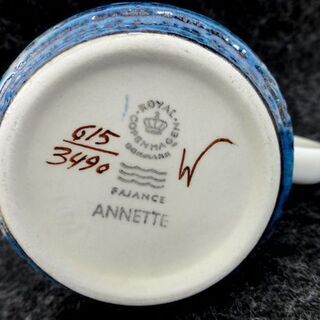 希少 ロイヤルコペンハーゲン クリーマー テネラ アネッテ ベルテ