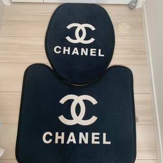 CHANEL トイレマット　2点セット