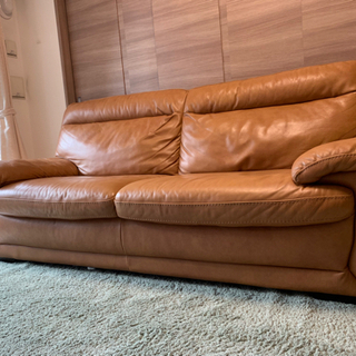 【定価14万円以上】★イタリアンレザー 三人掛けソファ 定価14万円★-未使用品✴︎エルベシャプリエ✴︎ビッグポシェット✴︎パンサートープ