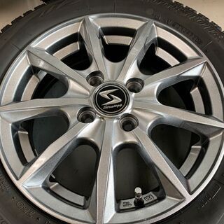 冬用　新品同様★ブリザック　VRX　155/65R14　2020年製　ホイールセット品　安心の調整済　タント　N-BOX　ムーヴ　ワゴンR　ミラ 