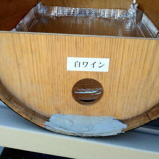 ワインサーバー 樽型サーバー（ボックスワイン用）ヨコ型穴1 2樽セット