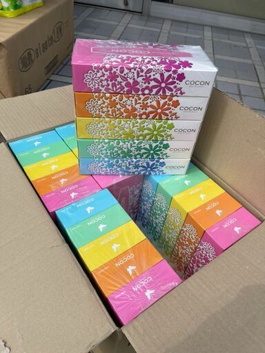 ■無くなり次第終了■　引取限定　ティッシュペーパー（アソート）格安販売