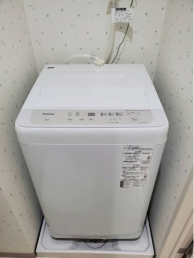 Panasonic全自動洗濯機 使用回数1回!!新品同様!!
