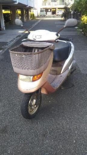 [配送可\u0026即乗り可]　HONDA ディオチェスタ　原付　バイク　AF62　前カゴ付き　キャブ　50cc　軽整備済　ホンダ　買い物　通勤