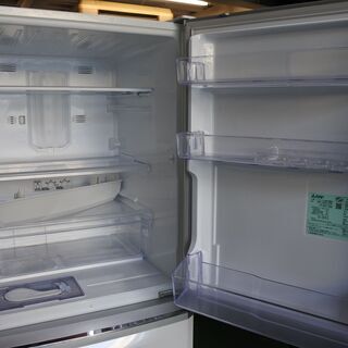 三菱 17年式 MR-C34A-W 335L 3ドア 冷蔵庫 ファミリータイプ エリア