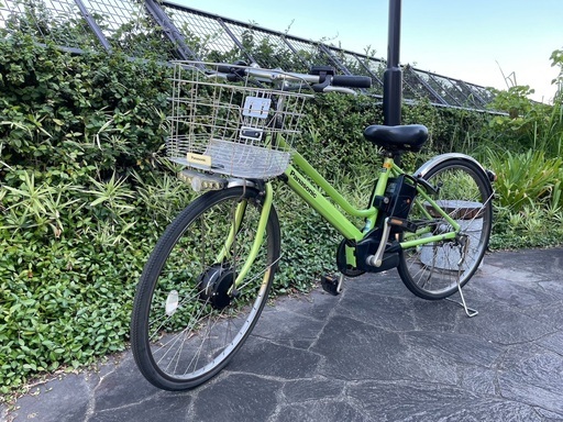 EKAT63 電動自転車 Panasonic ビビチャージAT 26インチ シティサイクル 長距離 回生式 電動アシストサイクル 大容量 17.6Aバッテリー 通勤 通学に