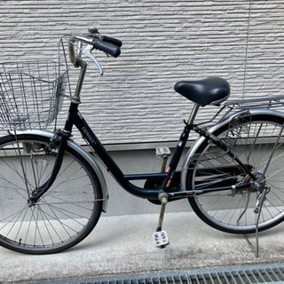【ネット決済】カゴ大きめ　買い物に便利な自転車