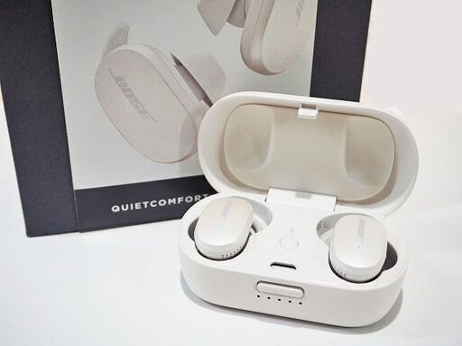 【苫小牧バナナ】BOSE QuietComfortEarbuds 完全ワイヤレスイヤホン Bluetooth接続 ノイズキャンセリング ソープストーン 動作品♪