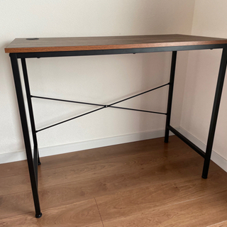 コーナン オリジナル アイアンデスク Cl18 7660 ブラック たき 高田の家具の中古あげます 譲ります ジモティーで不用品の処分