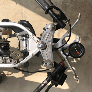 NSR50 後期 ミニラジエーター シフトアップトップブリッジ・ステム 三又  NSR80 エイプ NS モンキー ゴリラ カブ ） NSR50 後期 ミニラジエーター シフトアップトップブリッジ・ステム 三