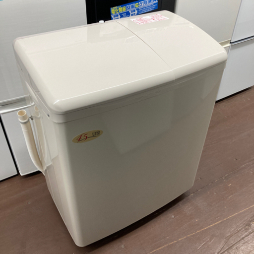 【16,900円】日立　2槽式洗濯機　青空　4.5kg PS-H45L 2019年製　HITACHI パインベージュ