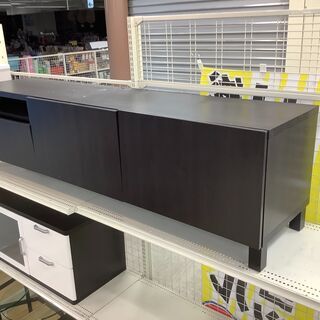 IKEA　TVボード　ブラック【トレファク岸和田店】