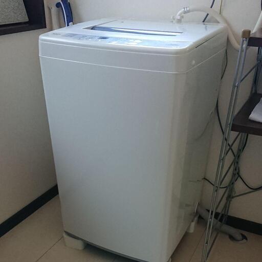 AQUA　縦型全自動洗濯機　 AQW-S60E(W)　2016年製