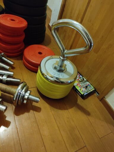 筋トレのダンベルプレートなど ばらばらで売っていますが求めて買って