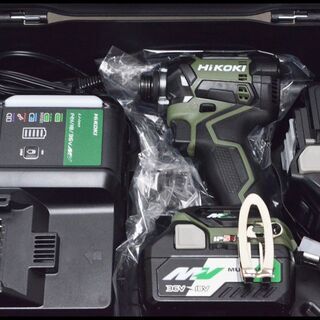 未使用 Hikoki WH36DC 2XP(G) フォレストグリーン マルチボルト 2XPG 36V インパクトドライバー (旧日立)