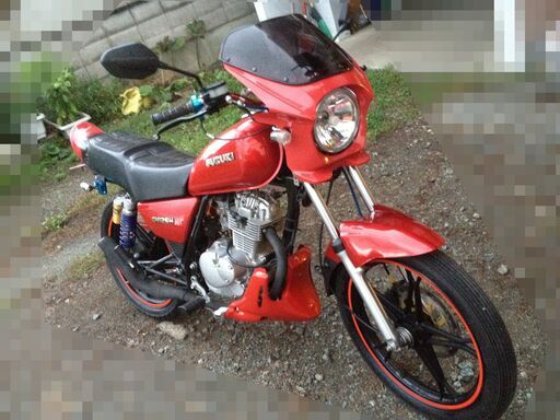スズキ GN125H 改造多数 EN125パーツ多しジャンク ワンオーナー6000キロぐらい？