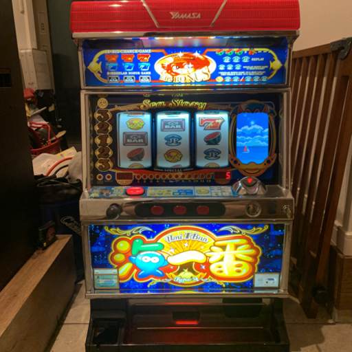 【取引中】海一番r 実機 希少 レア ４号機 山佐 海物語 パチ スロ スロット パチンコ ビッグバンモード　引き取り 引き取り限定  三重県
