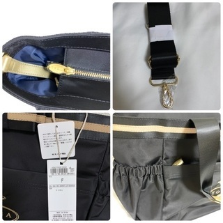 ☆未使用☆TOCCA マザーズバック 黒×ゴールド 23100円相当