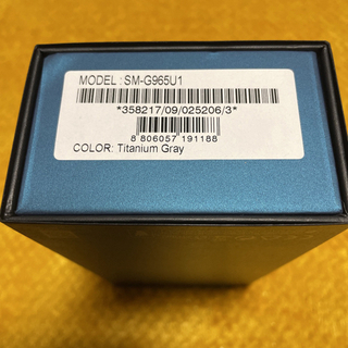 新品未使用　GALAXY S9+ SIMフリー